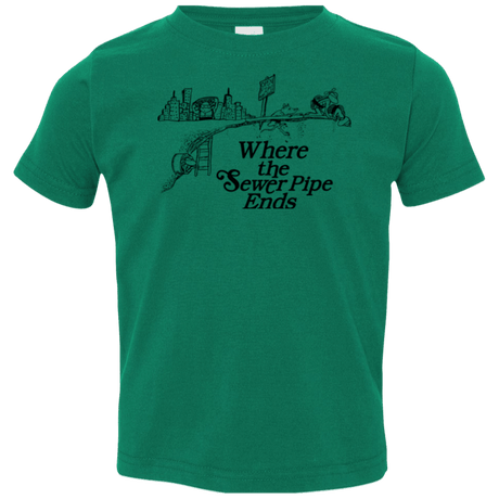 T-Shirts Kelly / 2T Where the Sewer Pipe Ends Toddler Premium T-Shirt