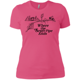 T-Shirts Hot Pink / X-Small Where the Sewer Pipe Ends Women's Premium T-Shirt