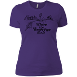 T-Shirts Purple / X-Small Where the Sewer Pipe Ends Women's Premium T-Shirt