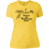 T-Shirts Vibrant Yellow / X-Small Where the Sewer Pipe Ends Women's Premium T-Shirt