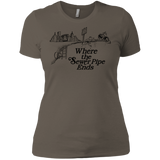 T-Shirts Warm Grey / X-Small Where the Sewer Pipe Ends Women's Premium T-Shirt