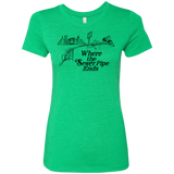 T-Shirts Envy / Small Where the Sewer Pipe Ends Women's Triblend T-Shirt