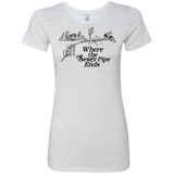 T-Shirts Heather White / Small Where the Sewer Pipe Ends Women's Triblend T-Shirt