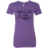 T-Shirts Purple Rush / Small Where the Sewer Pipe Ends Women's Triblend T-Shirt