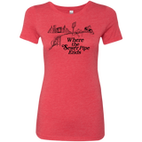 T-Shirts Vintage Red / Small Where the Sewer Pipe Ends Women's Triblend T-Shirt