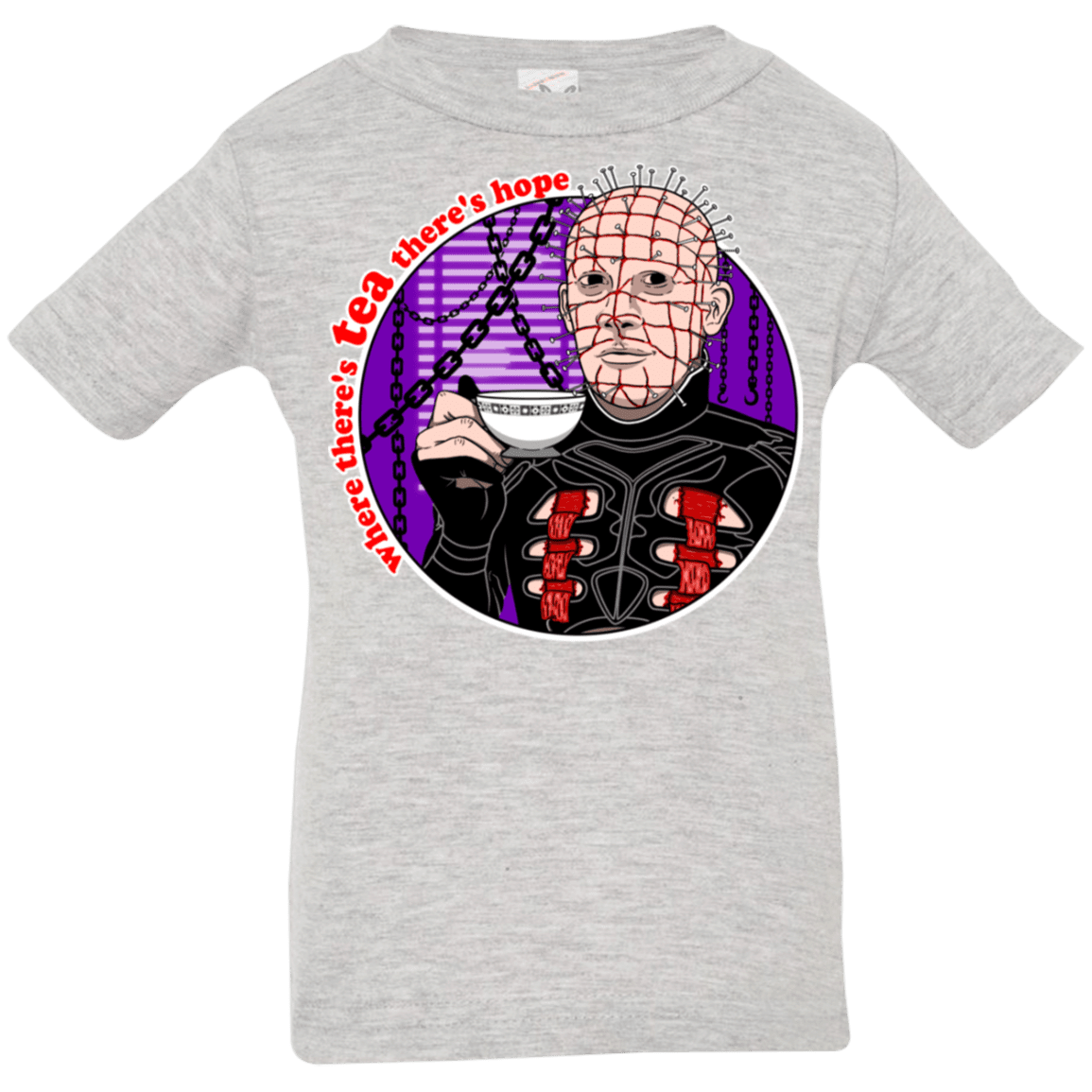 T-Shirts Heather Grey / 6 Months Where There's Tea Infant Premium T-Shirt