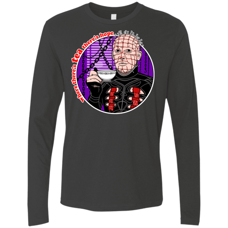 T-Shirts Heavy Metal / S Where There's Tea Men's Premium Long Sleeve