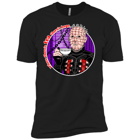 T-Shirts Black / X-Small Where There's Tea Men's Premium T-Shirt