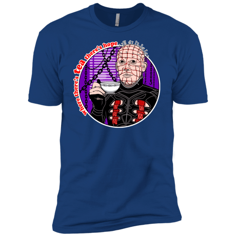 T-Shirts Royal / X-Small Where There's Tea Men's Premium T-Shirt