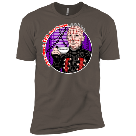 T-Shirts Warm Grey / X-Small Where There's Tea Men's Premium T-Shirt