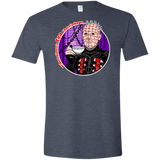 T-Shirts Heather Navy / S Where There's Tea Men's Semi-Fitted Softstyle