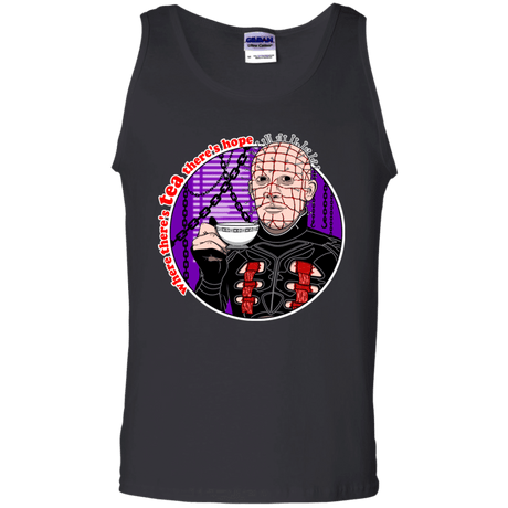 T-Shirts Black / S Where There's Tea Men's Tank Top