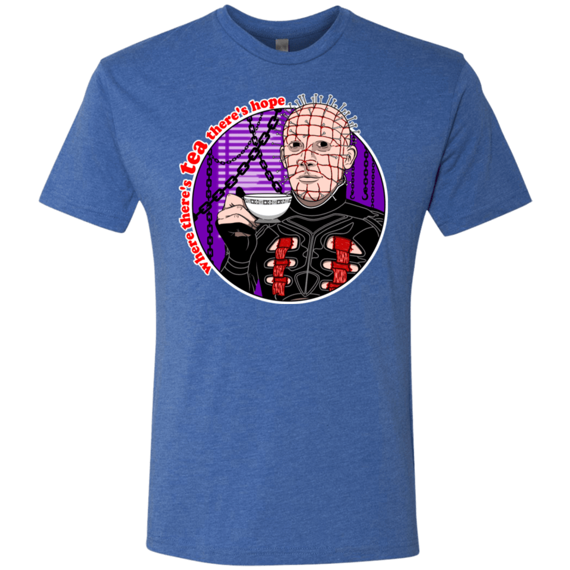 T-Shirts Vintage Royal / S Where There's Tea Men's Triblend T-Shirt