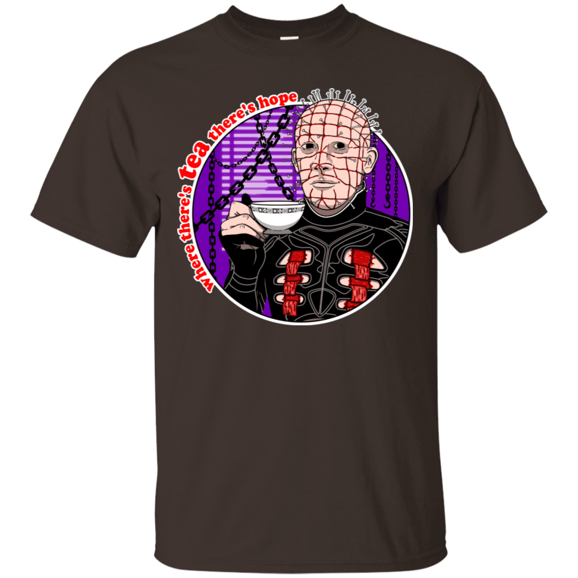 T-Shirts Dark Chocolate / S Where There's Tea T-Shirt