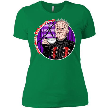 T-Shirts Kelly Green / X-Small Where There's Tea Women's Premium T-Shirt