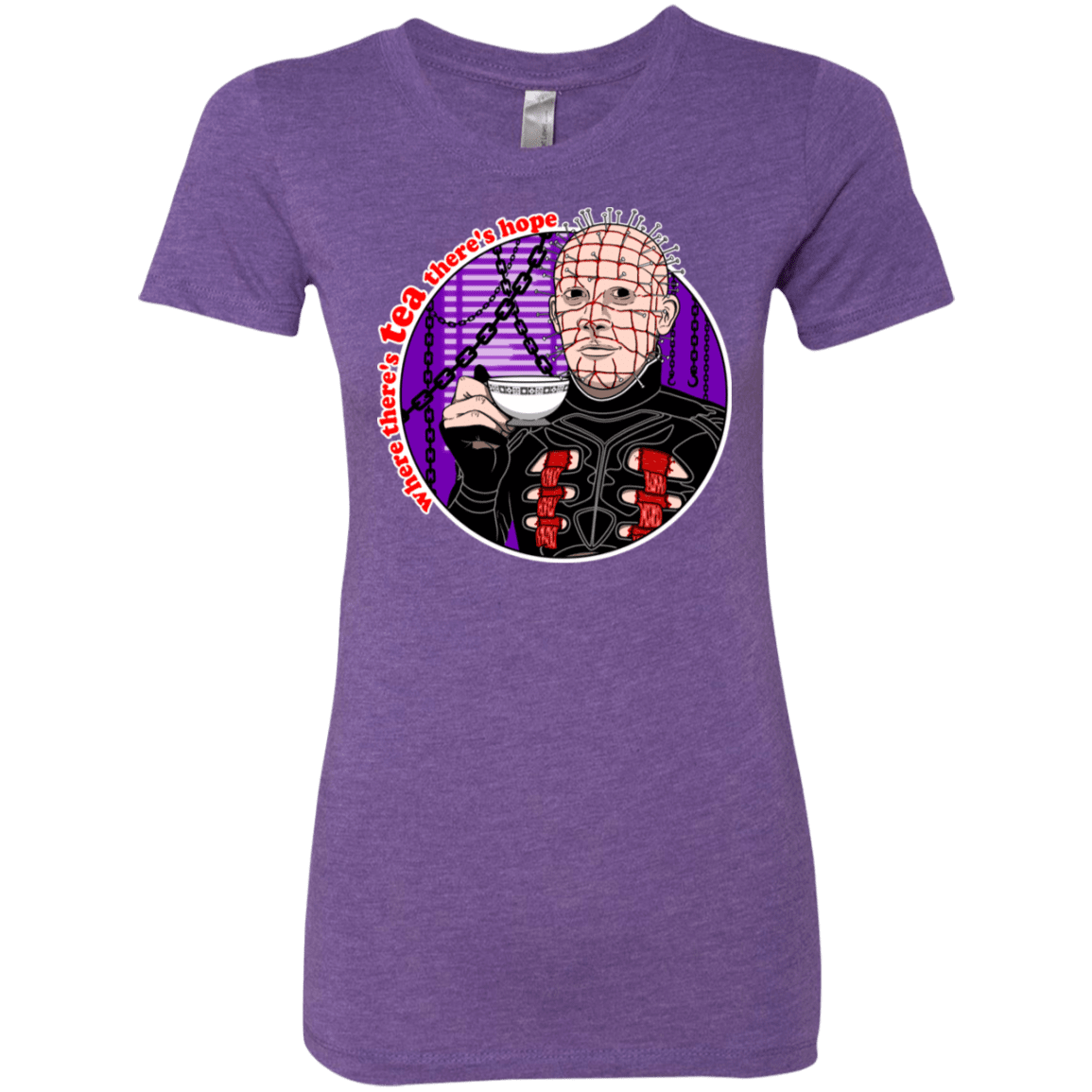 T-Shirts Purple Rush / S Where There's Tea Women's Triblend T-Shirt
