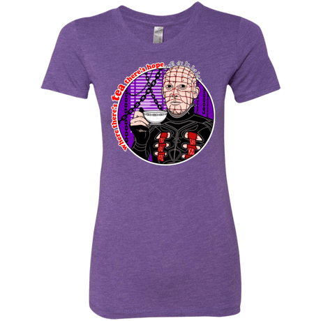 T-Shirts Purple Rush / S Where There's Tea Women's Triblend T-Shirt