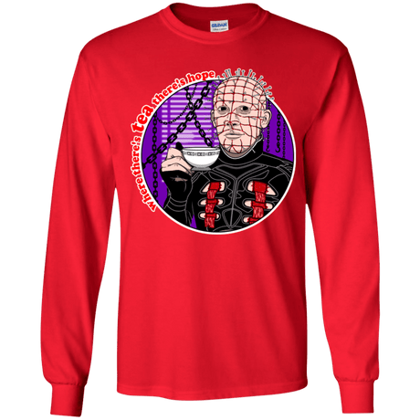 T-Shirts Red / YS Where There's Tea Youth Long Sleeve T-Shirt