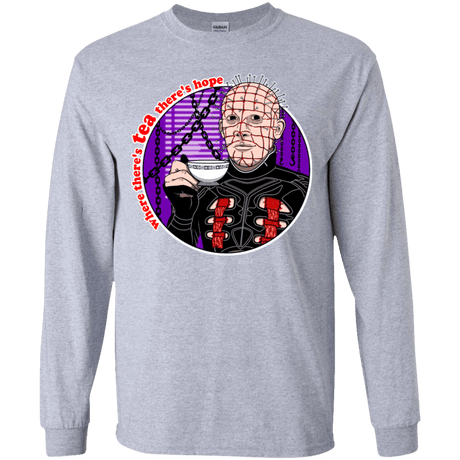 T-Shirts Sport Grey / YS Where There's Tea Youth Long Sleeve T-Shirt
