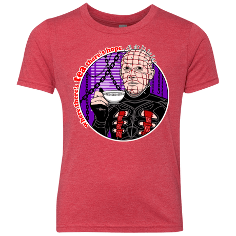 T-Shirts Vintage Red / YXS Where There's Tea Youth Triblend T-Shirt