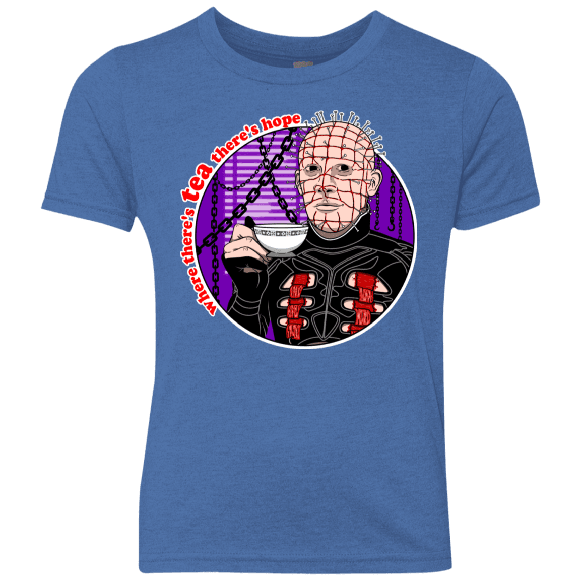 T-Shirts Vintage Royal / YXS Where There's Tea Youth Triblend T-Shirt