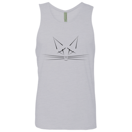 T-Shirts Heather Grey / S Whiskers Men's Premium Tank Top