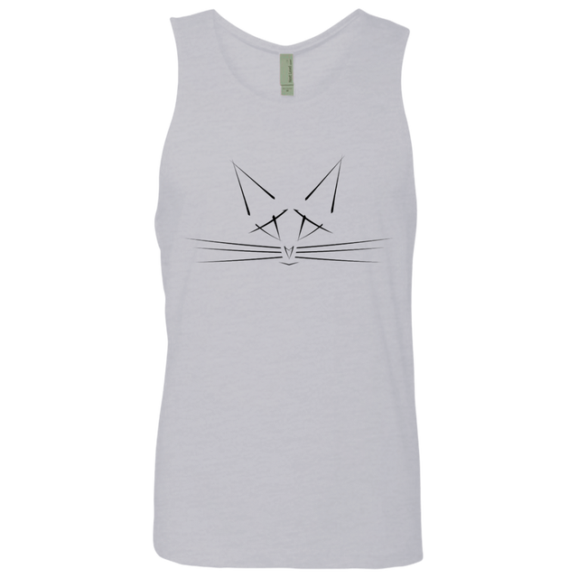 T-Shirts Heather Grey / S Whiskers Men's Premium Tank Top