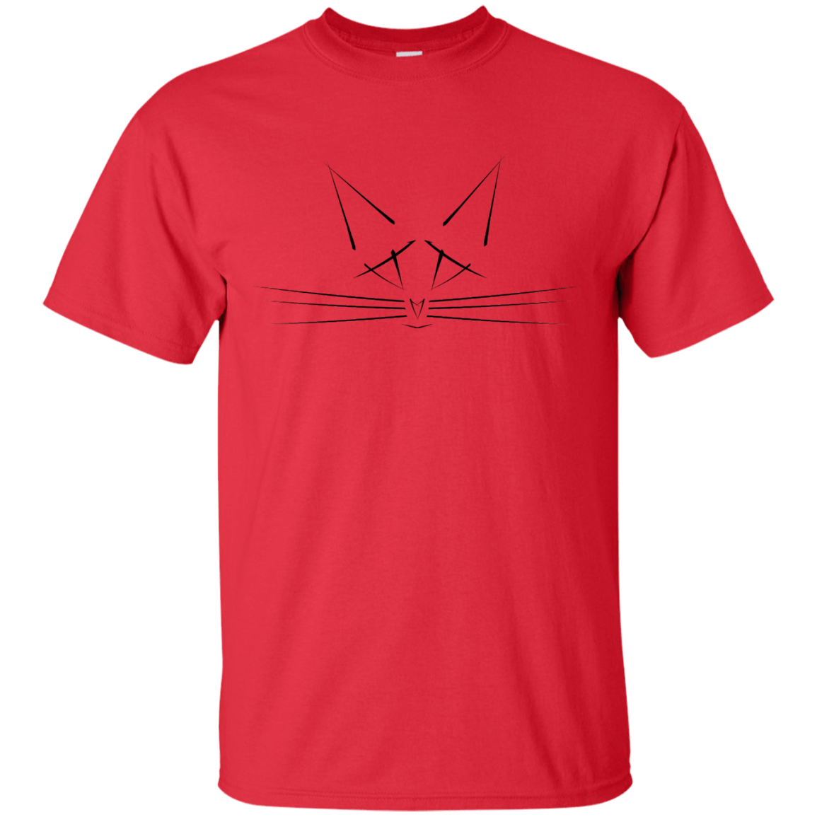T-Shirts Red / S Whiskers T-Shirt