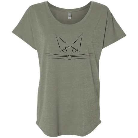Whiskers Triblend Dolman Sleeve