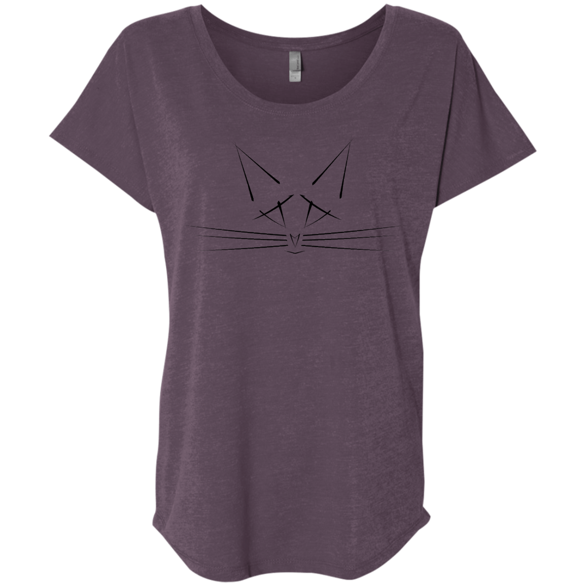 Whiskers Triblend Dolman Sleeve