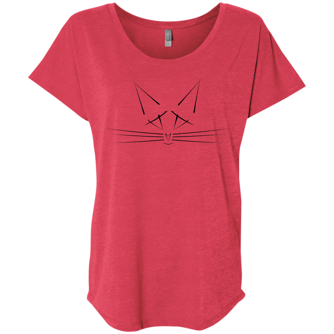 Whiskers Triblend Dolman Sleeve