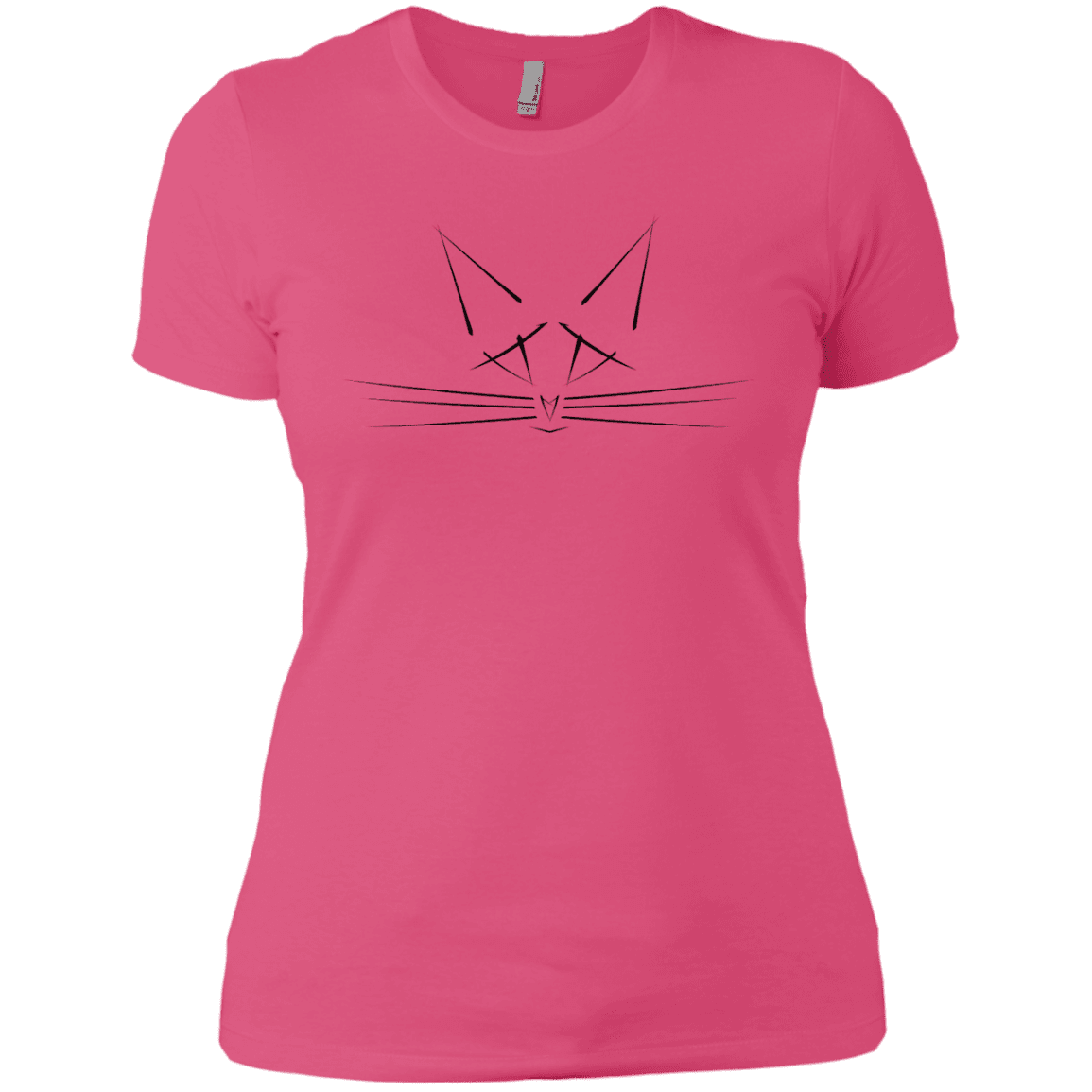 T-Shirts Hot Pink / X-Small Whiskers Women's Premium T-Shirt