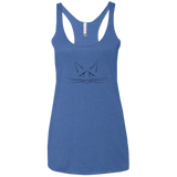 Whiskers Women's Triblend Racerback Tank
