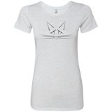 T-Shirts Heather White / S Whiskers Women's Triblend T-Shirt