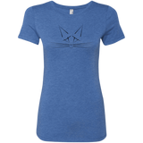 T-Shirts Vintage Royal / S Whiskers Women's Triblend T-Shirt