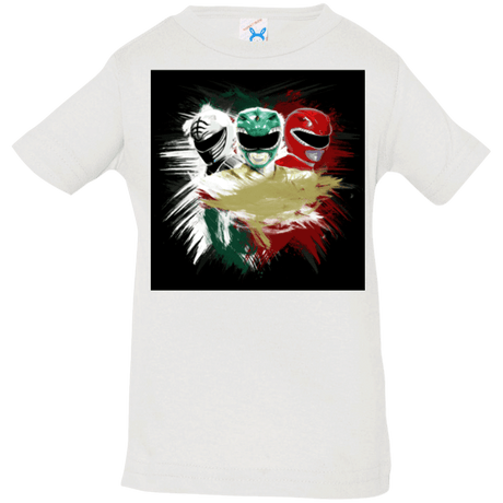 T-Shirts White / 6 Months White Green Red Infant Premium T-Shirt