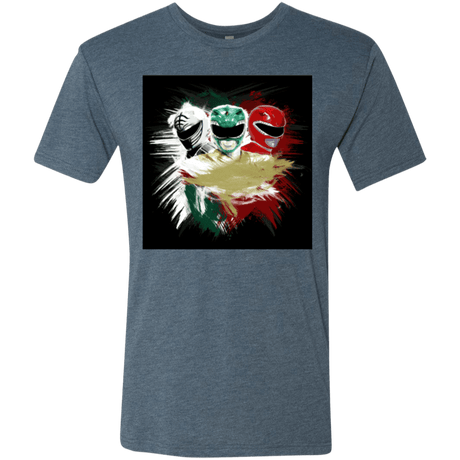 T-Shirts Indigo / Small White Green Red Men's Triblend T-Shirt