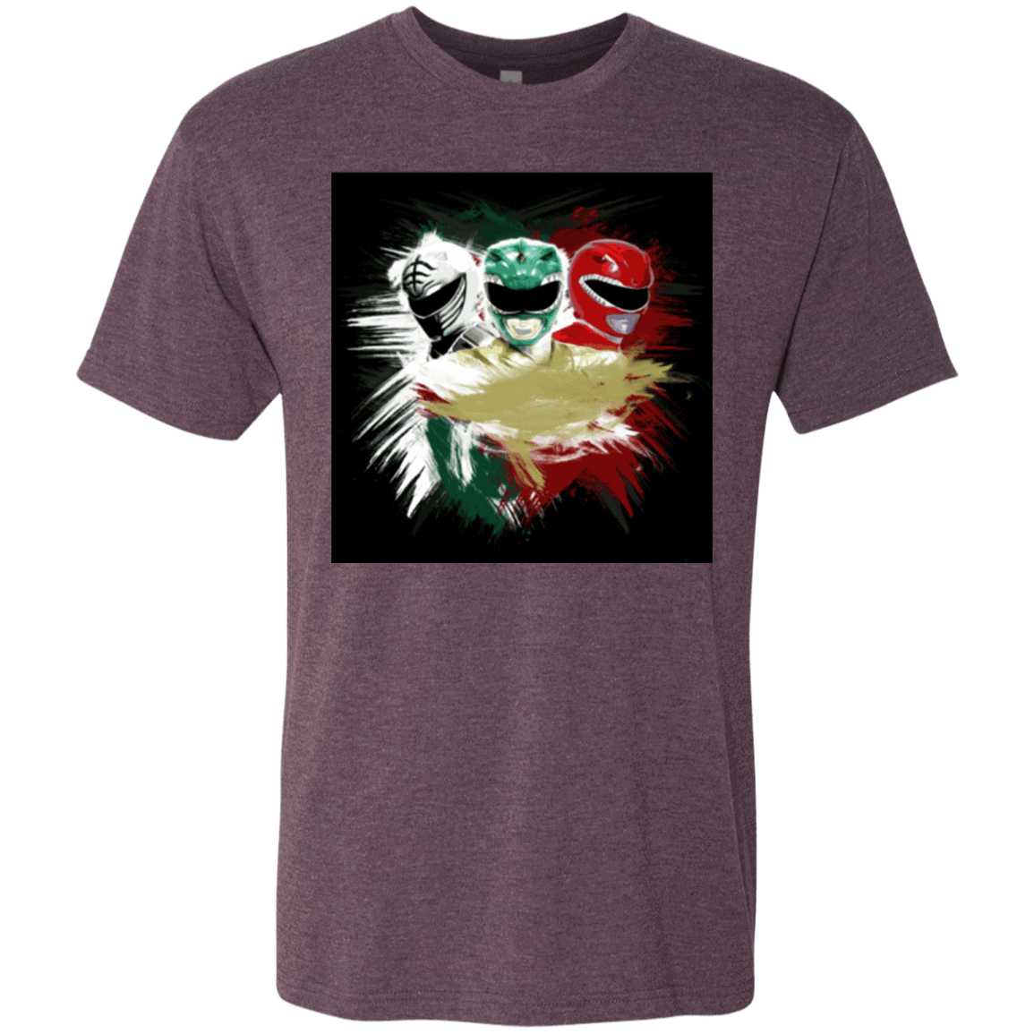 T-Shirts Vintage Purple / Small White Green Red Men's Triblend T-Shirt