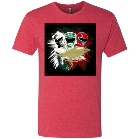 T-Shirts Vintage Red / Small White Green Red Men's Triblend T-Shirt