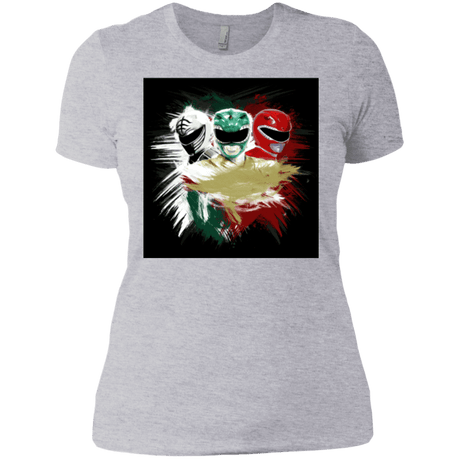 T-Shirts Heather Grey / X-Small White Green Red Women's Premium T-Shirt
