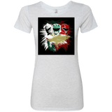 T-Shirts Heather White / Small White Green Red Women's Triblend T-Shirt