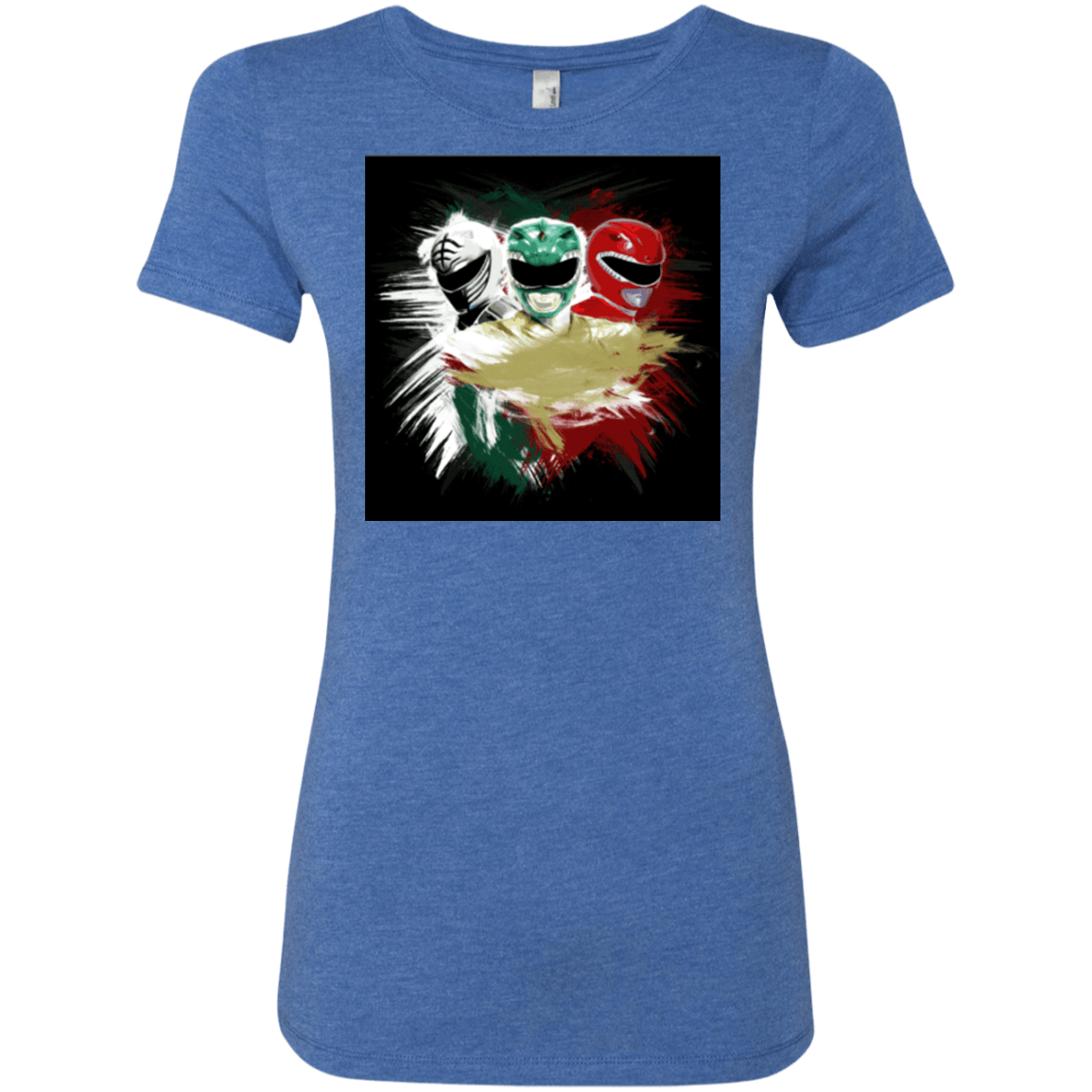 T-Shirts Vintage Royal / Small White Green Red Women's Triblend T-Shirt