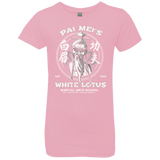 T-Shirts Light Pink / YXS White Lotus Girls Premium T-Shirt