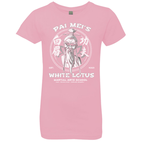 T-Shirts Light Pink / YXS White Lotus Girls Premium T-Shirt