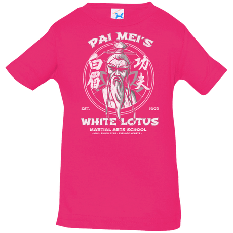 T-Shirts Hot Pink / 6 Months White Lotus Infant Premium T-Shirt