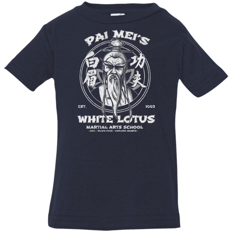 T-Shirts Navy / 6 Months White Lotus Infant Premium T-Shirt