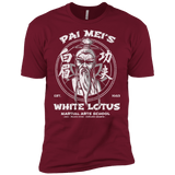 T-Shirts Cardinal / X-Small White Lotus Men's Premium T-Shirt