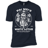 T-Shirts Midnight Navy / X-Small White Lotus Men's Premium T-Shirt