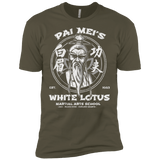T-Shirts Military Green / X-Small White Lotus Men's Premium T-Shirt