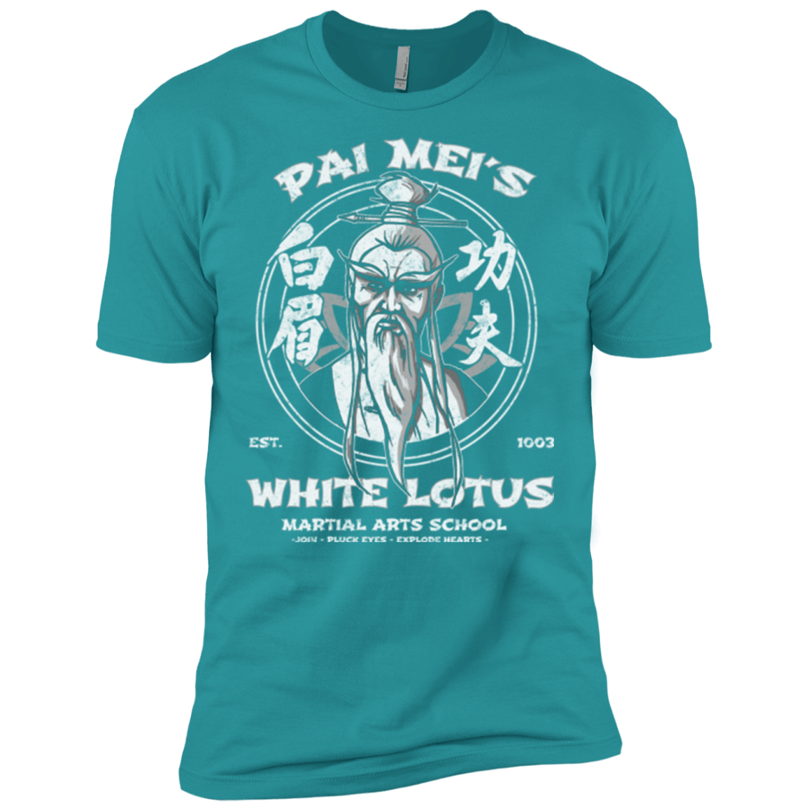 T-Shirts Tahiti Blue / X-Small White Lotus Men's Premium T-Shirt